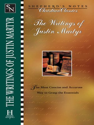 cover image of The Writings of Justin Martyr